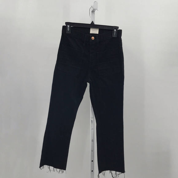 Doen Maritime Washed Black Sailor High Waist Jeans - Picture 4 of 12